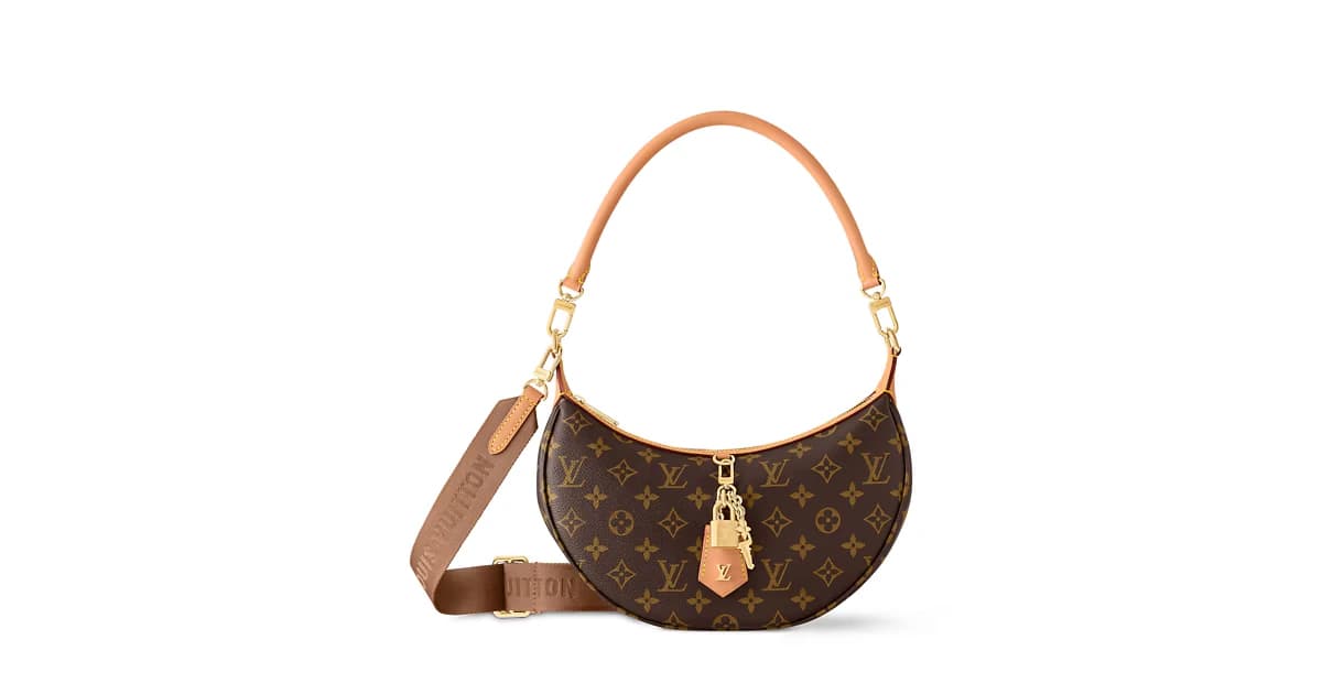 Louis Vuitton Сумка-полумесяц с монограммой