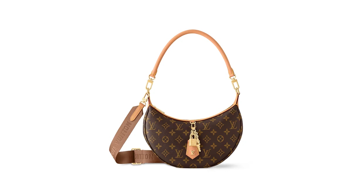 Louis Vuitton Сумка-полумесяц с монограммой, enlarged view
